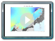 Boussinesq simulation Port of Alexandria tsunami simulation showing ocean surface elevation
