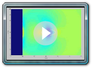 Simulation of idealized 2D landslide motion and generated waves 2