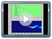 Boussinesq DIES simulation Mixing by grid generated turbulence